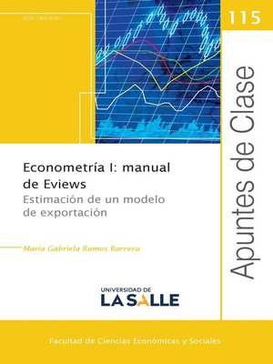 cover image of Econometría I